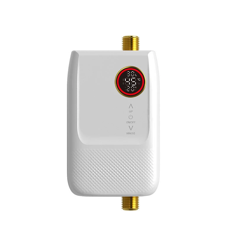 (image for) 220V 5500W Instant Hot Water Heater Constant Temperature Small Household Water Heater Quick Hot Shower 24-hour Hot Water Supply